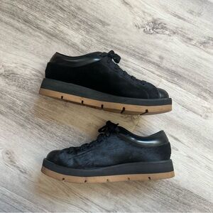 Alexander Wang pony hair leather sneakers